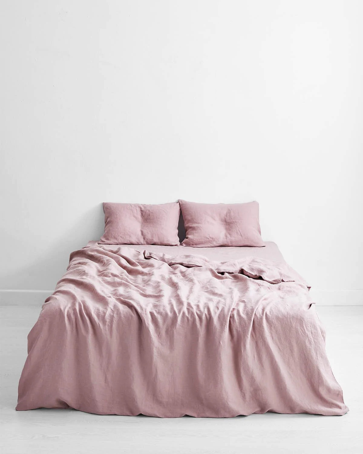 Lavender 100% Flax Linen Pillowcases (Set of Two)